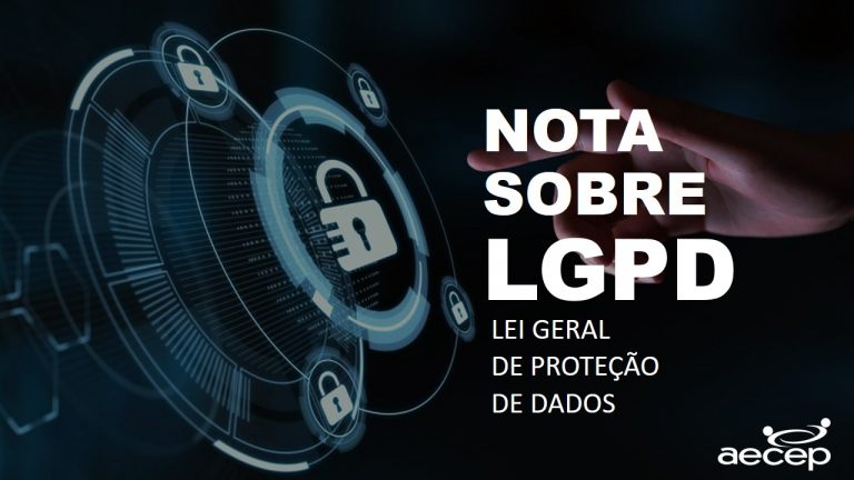 NOTA SOBRE LGPD - Aecep